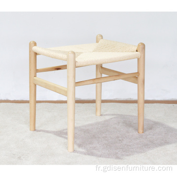 Tabouret en bois ch53 naturel moderne de haute qualité